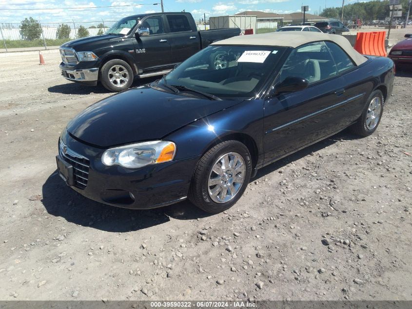 2004 Chrysler Sebring Limited VIN: 1C3EL65R94N403690 Lot: 39590322