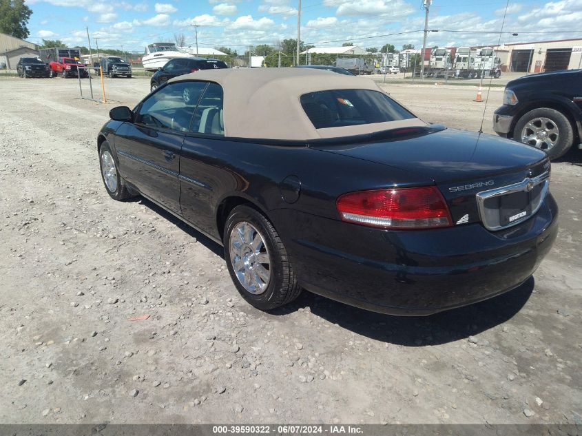 2004 Chrysler Sebring Limited VIN: 1C3EL65R94N403690 Lot: 39590322