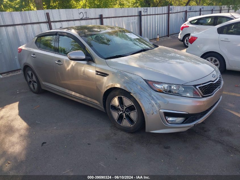 2011 Kia Optima Hybrid Ex VIN: KNAGM4AD7B5000690 Lot: 39590324