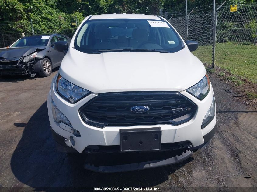 2018 Ford Ecosport S VIN: MAJ6P1SL2JC176086 Lot: 39590345