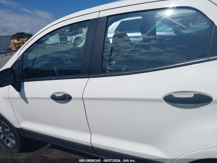 2018 Ford Ecosport S VIN: MAJ6P1SL2JC176086 Lot: 39590345