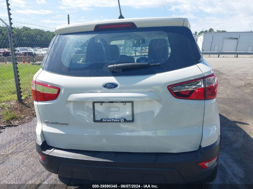 2018 Ford Ecosport S VIN: MAJ6P1SL2JC176086 Lot: 39590345