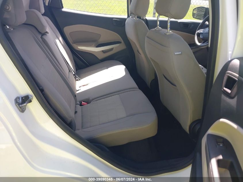 2018 Ford Ecosport S VIN: MAJ6P1SL2JC176086 Lot: 39590345