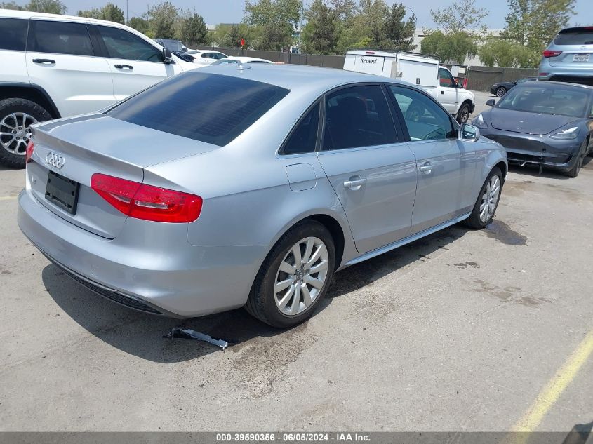 2015 Audi A4 2.0T Premium VIN: WAUAFAFL6FN025889 Lot: 39590356