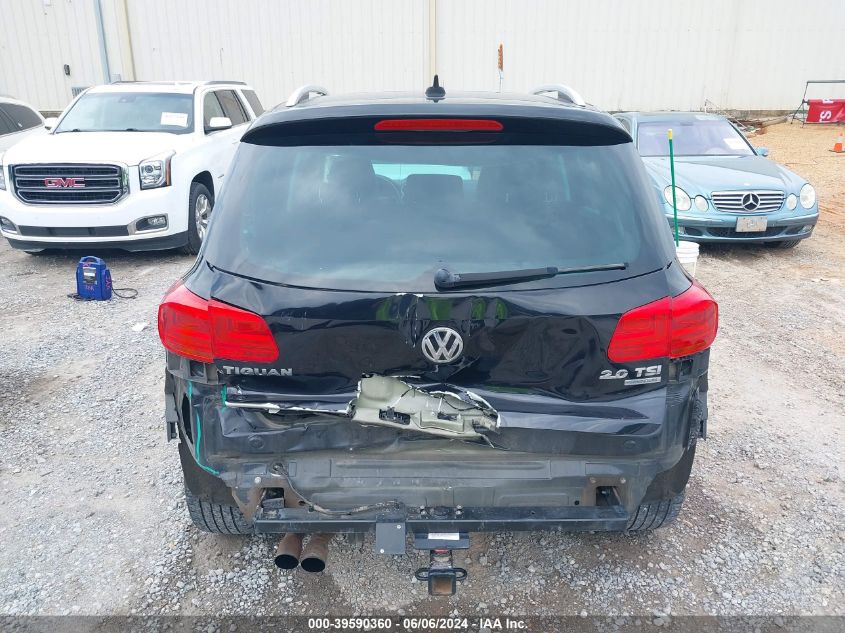 2012 Volkswagen Tiguan Se VIN: WVGBV7AX6CW532221 Lot: 39590360