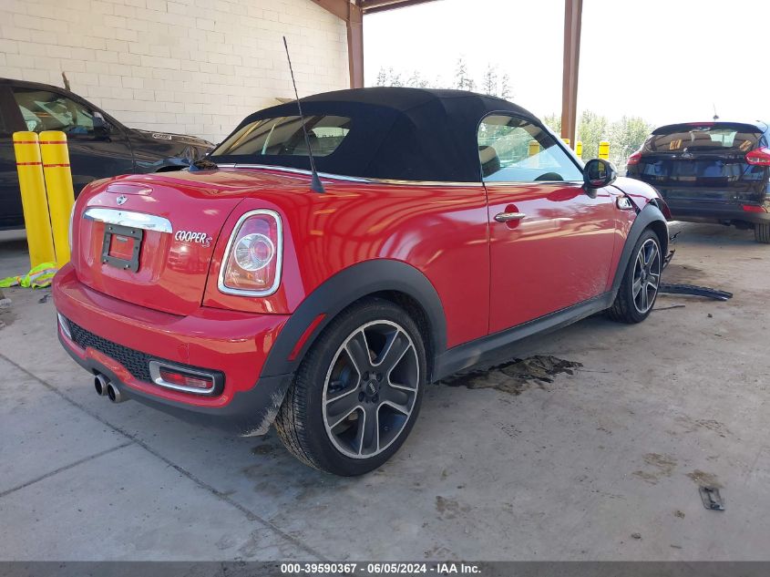 2015 Mini Roadster Cooper S VIN: WMWSY3C51FT595441 Lot: 39590367