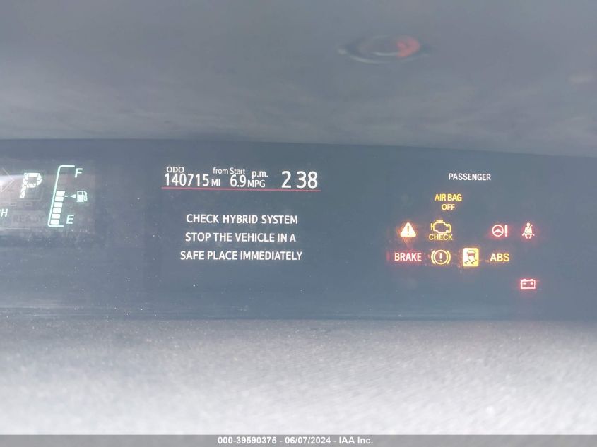 2013 Toyota Prius C Two VIN: JTDKDTB36D1546405 Lot: 39590375