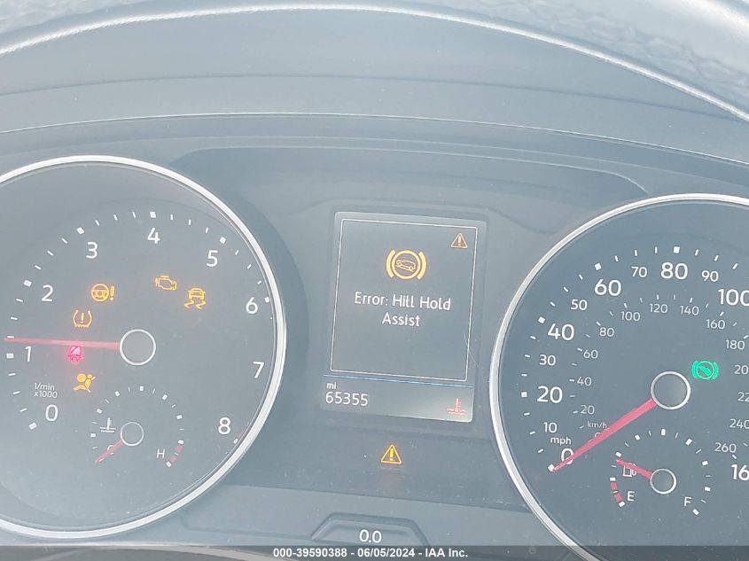 2019 Volkswagen Tiguan 2.0T Se/2.0T Sel/2.0T Sel R-Line/2.0T Sel R-Line Black VIN: 3VV2B7AX8KM199727 Lot: 39590388