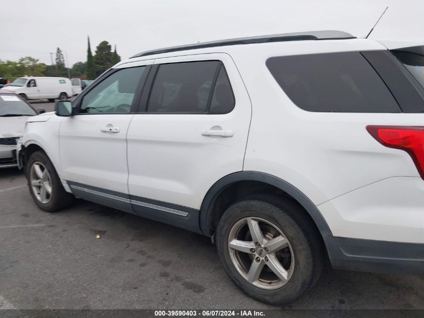 2019 Ford Explorer Xlt VIN: 1FM5K7D86KGB40214 Lot: 39590403