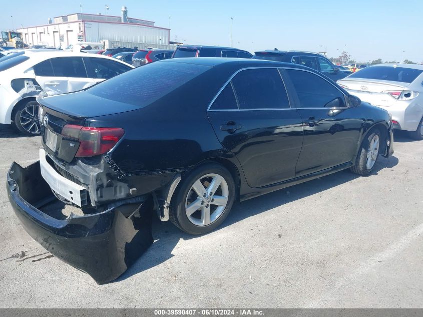 2014 Toyota Camry Se VIN: 4T1BF1FK5EU444590 Lot: 39590407