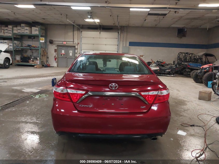 2016 Toyota Camry Se VIN: 4T1BF1FK4GU603845 Lot: 39590409