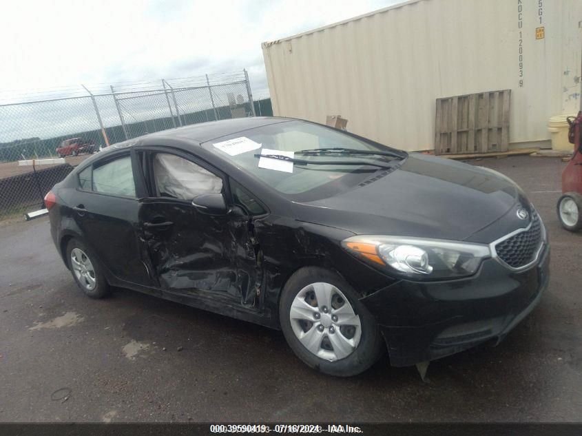 VIN KNAFX4A62G5499748 2016 KIA Forte, LX no.1