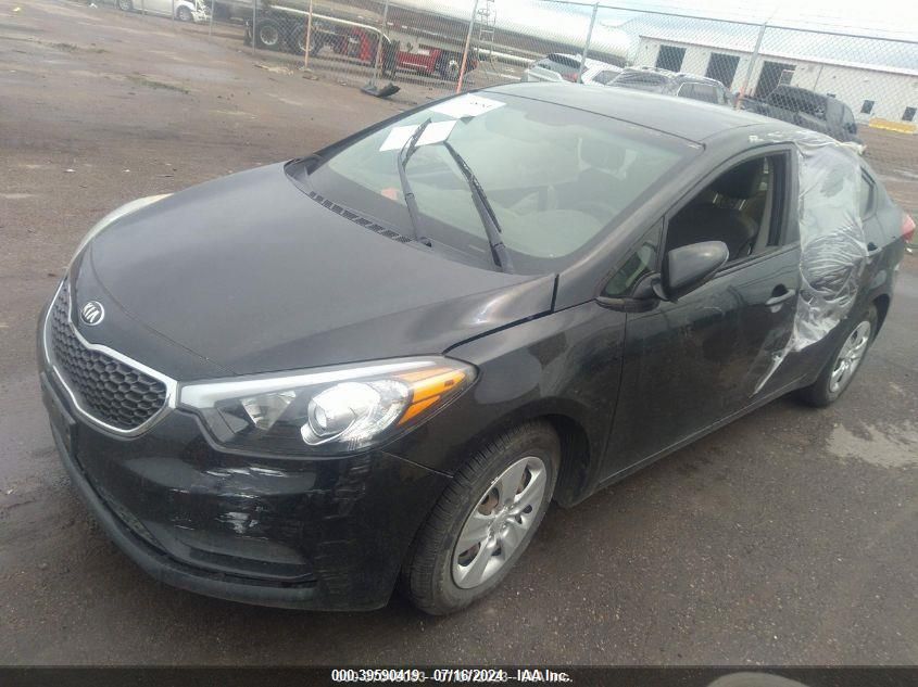 VIN KNAFX4A62G5499748 2016 KIA Forte, LX no.2