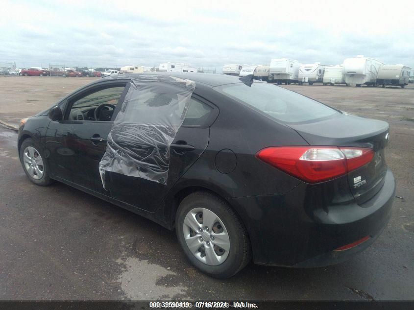 VIN KNAFX4A62G5499748 2016 KIA Forte, LX no.3