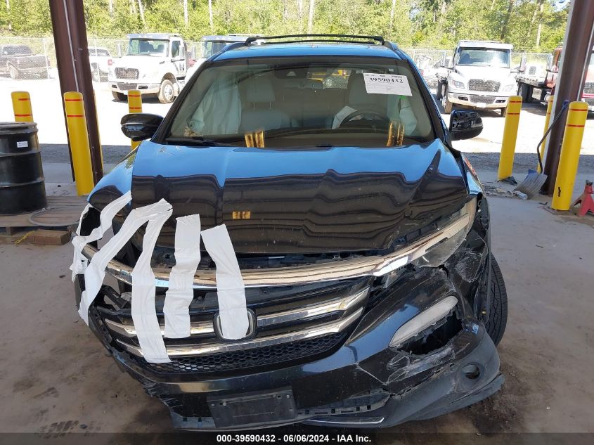 2016 Honda Pilot Touring VIN: 5FNYF5H9XGB052779 Lot: 39590432