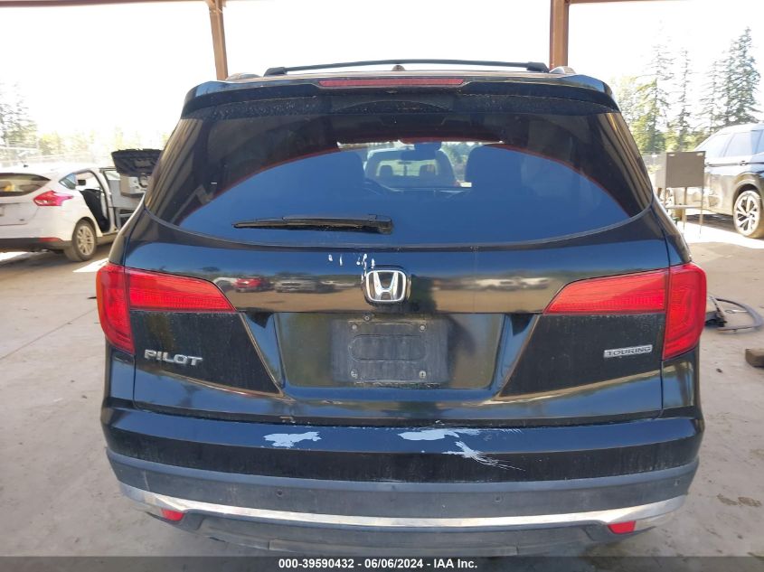 2016 Honda Pilot Touring VIN: 5FNYF5H9XGB052779 Lot: 39590432