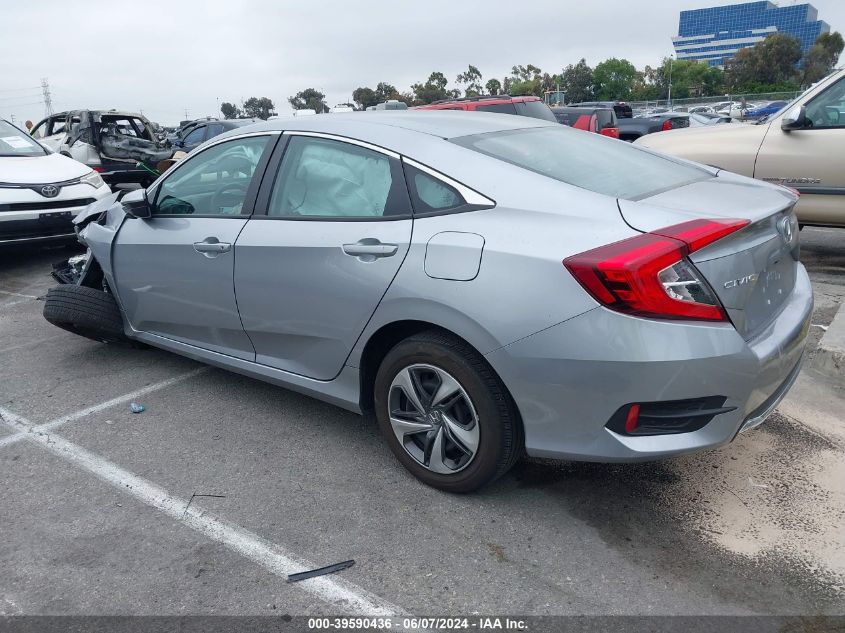 2020 Honda Civic Lx VIN: 2HGFC2F63LH552165 Lot: 39590436