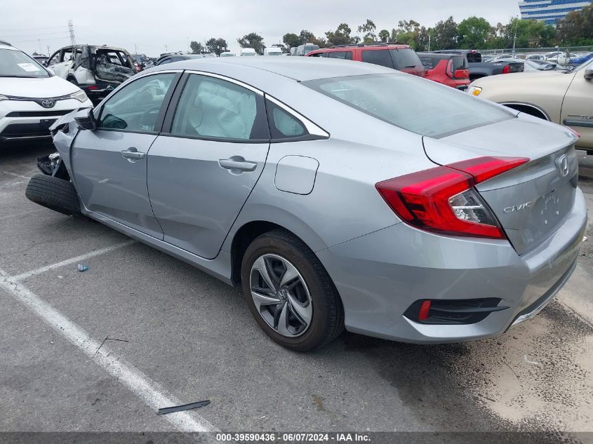 2020 Honda Civic Lx VIN: 2HGFC2F63LH552165 Lot: 39590436