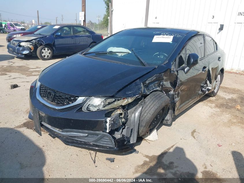 2013 Honda Civic Lx VIN: 2HGFB2F53DH301979 Lot: 39590442