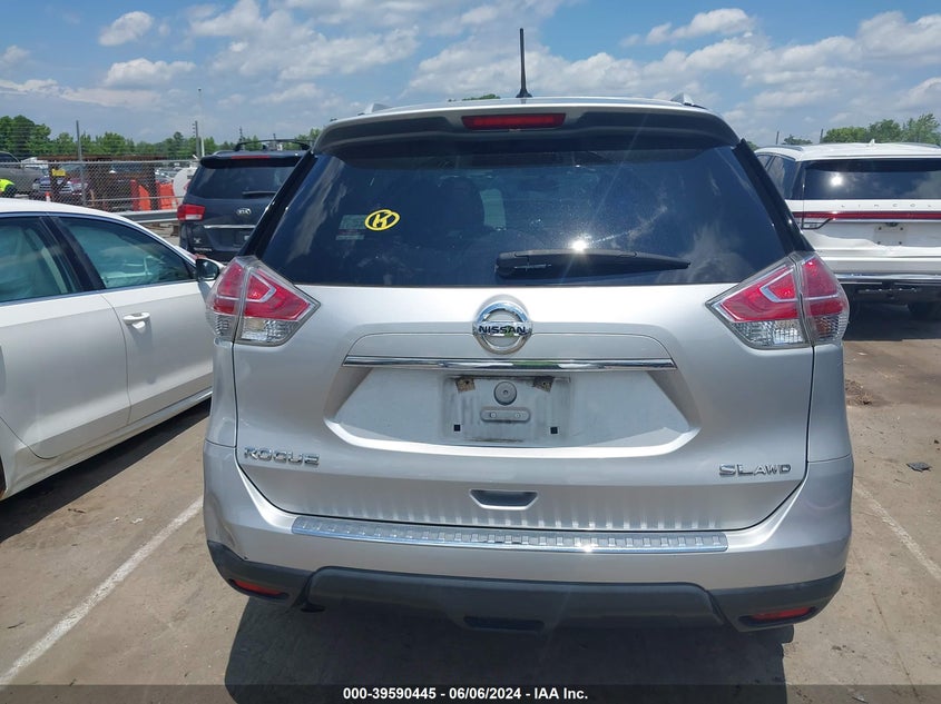 2016 Nissan Rogue Sl VIN: 5N1AT2MV6GC740783 Lot: 39590445
