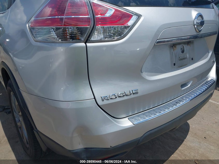 2016 Nissan Rogue Sl VIN: 5N1AT2MV6GC740783 Lot: 39590445