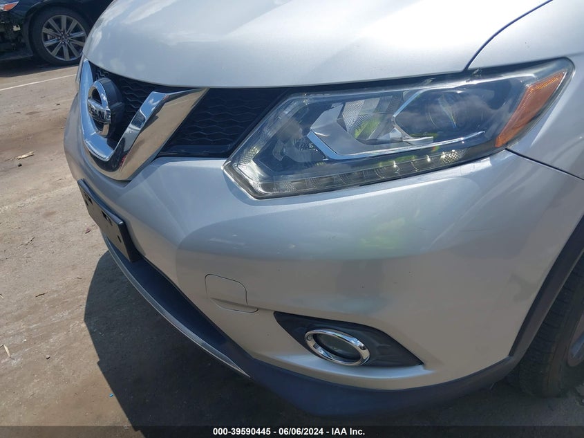 2016 Nissan Rogue Sl VIN: 5N1AT2MV6GC740783 Lot: 39590445