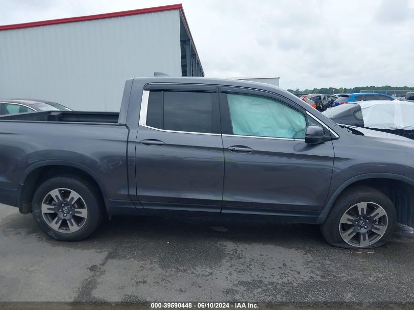 2019 Honda Ridgeline Rtl VIN: 5FPYK2F56KB001645 Lot: 39590448