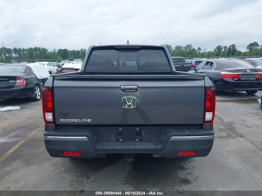 2019 Honda Ridgeline Rtl VIN: 5FPYK2F56KB001645 Lot: 39590448