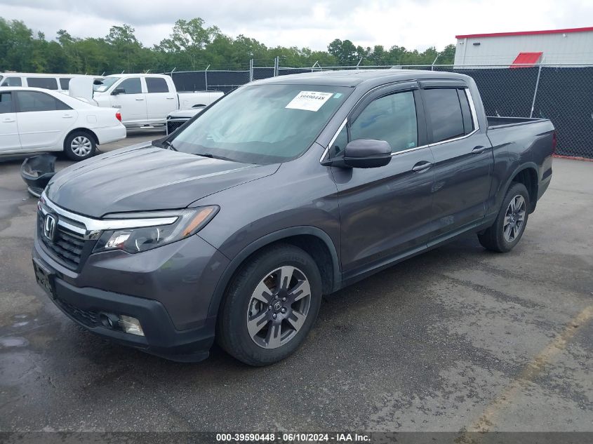 2019 Honda Ridgeline Rtl VIN: 5FPYK2F56KB001645 Lot: 39590448