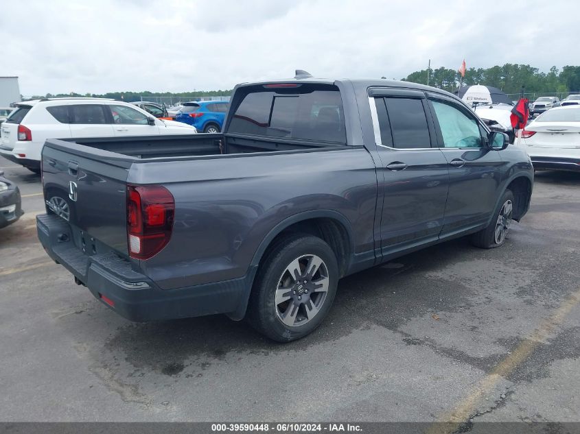 2019 Honda Ridgeline Rtl VIN: 5FPYK2F56KB001645 Lot: 39590448