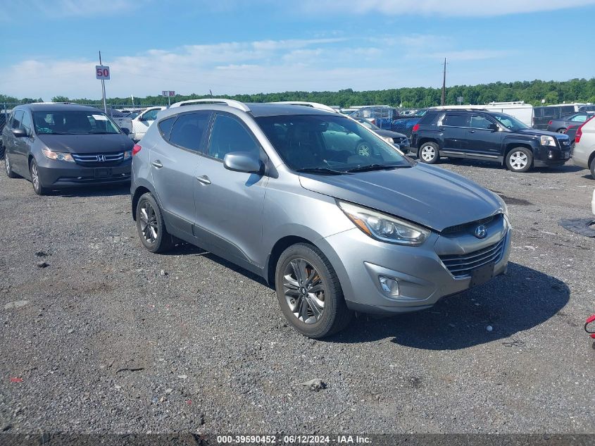 2014 Hyundai Tucson Se VIN: KM8JU3AG3EU895470 Lot: 39590452