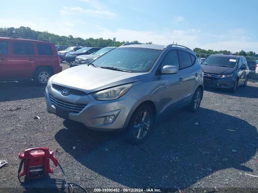 2014 Hyundai Tucson Se VIN: KM8JU3AG3EU895470 Lot: 39590452