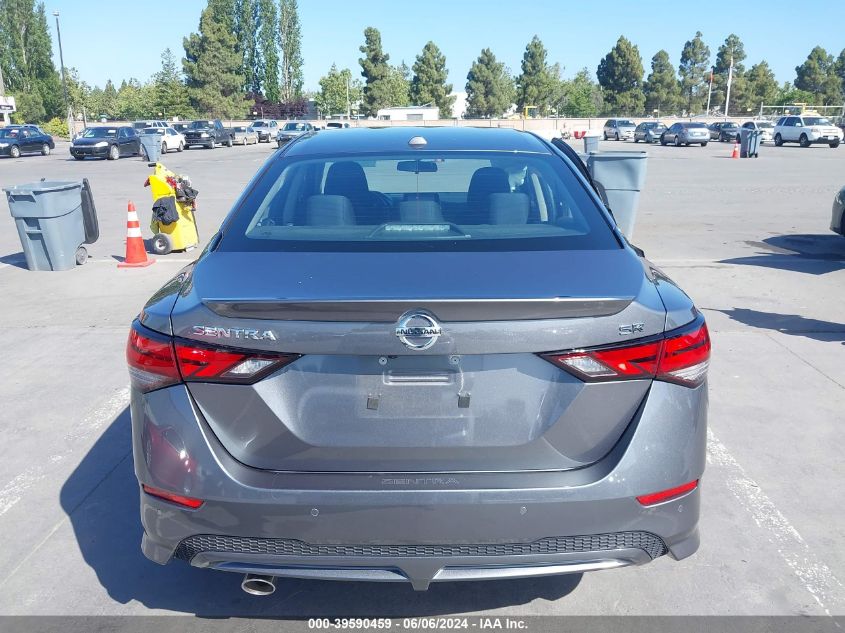 2022 Nissan Sentra Sr Xtronic Cvt VIN: 3N1AB8DV7NY305482 Lot: 39590459