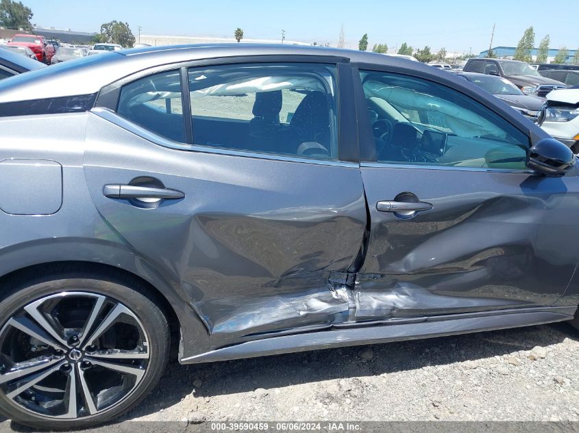 2022 Nissan Sentra Sr Xtronic Cvt VIN: 3N1AB8DV7NY305482 Lot: 39590459