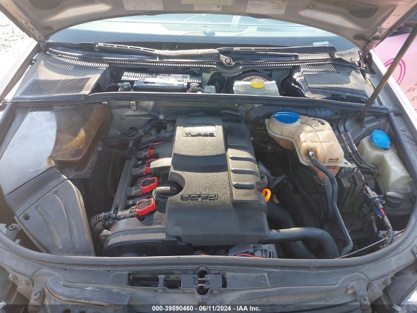 2007 Audi A4 2.0T VIN: WAUDF78E57A138790 Lot: 39590460