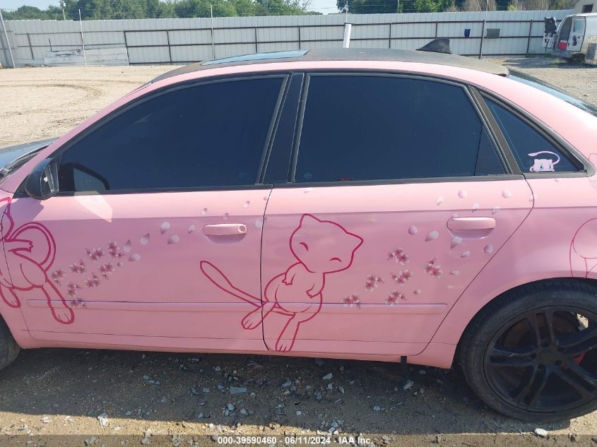 2007 Audi A4 2.0T VIN: WAUDF78E57A138790 Lot: 39590460