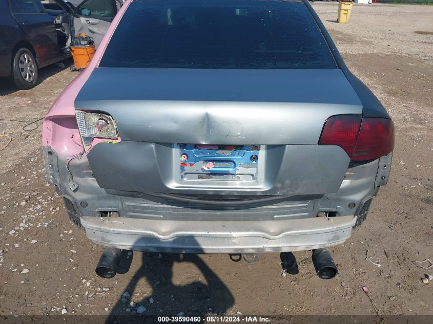 2007 Audi A4 2.0T VIN: WAUDF78E57A138790 Lot: 39590460