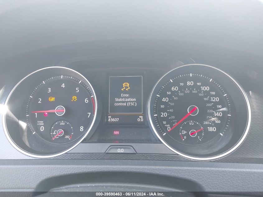 2015 Volkswagen Golf Gti 2.0T Autobahn 4-Door VIN: 3VW4T7AU9FM016333 Lot: 39590463