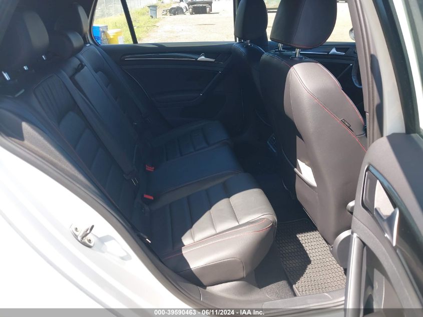 2015 Volkswagen Golf Gti 2.0T Autobahn 4-Door VIN: 3VW4T7AU9FM016333 Lot: 39590463