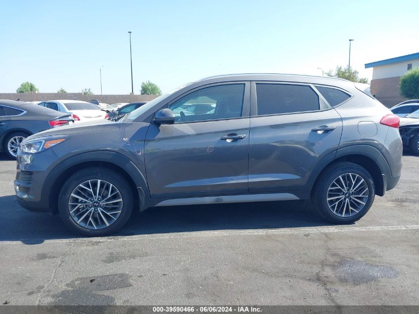 2020 Hyundai Tucson Sel VIN: KM8J33ALXLU167156 Lot: 39590466