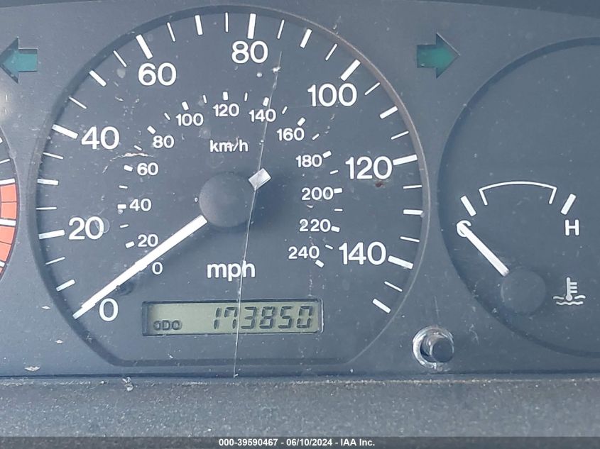 1999 Mazda 626 Es/Lx VIN: 1YVGF22C8X5824027 Lot: 39590467