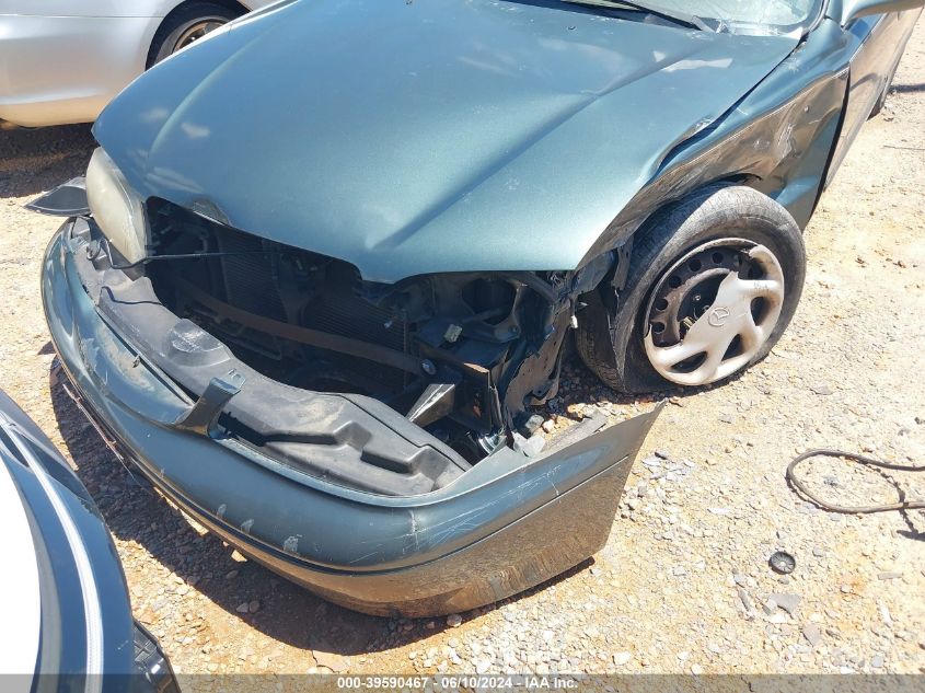 1999 Mazda 626 Es/Lx VIN: 1YVGF22C8X5824027 Lot: 39590467