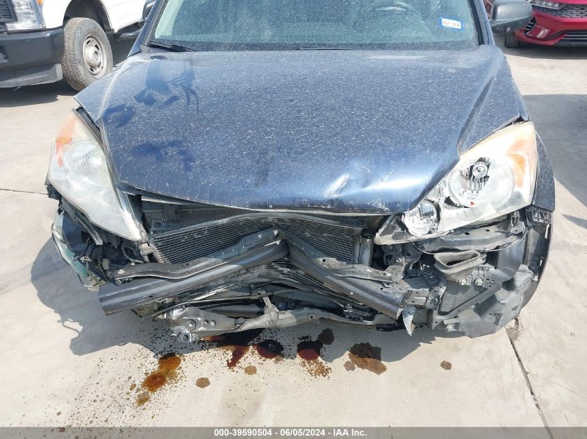 2010 Honda Cr-V Lx VIN: JHLRE3H31AC003713 Lot: 39590504