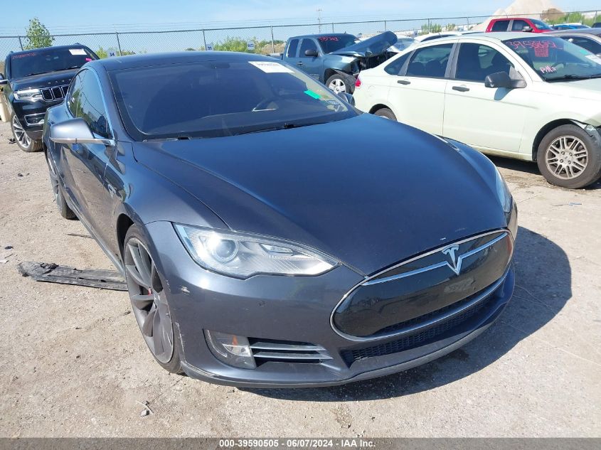 2014 Tesla Model S P85 VIN: 5YJSA1H17EFP55731 Lot: 39590505