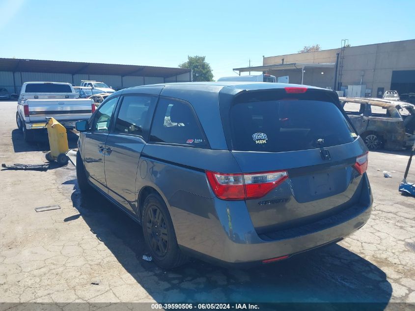 2011 Honda Odyssey Lx VIN: 5FNRL5H25BB031721 Lot: 39590506