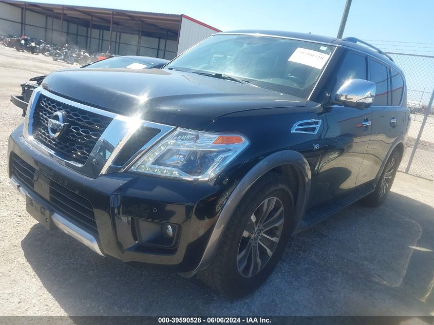 2018 Nissan Armada Sl VIN: JN8AY2NC7JX502271 Lot: 39590528