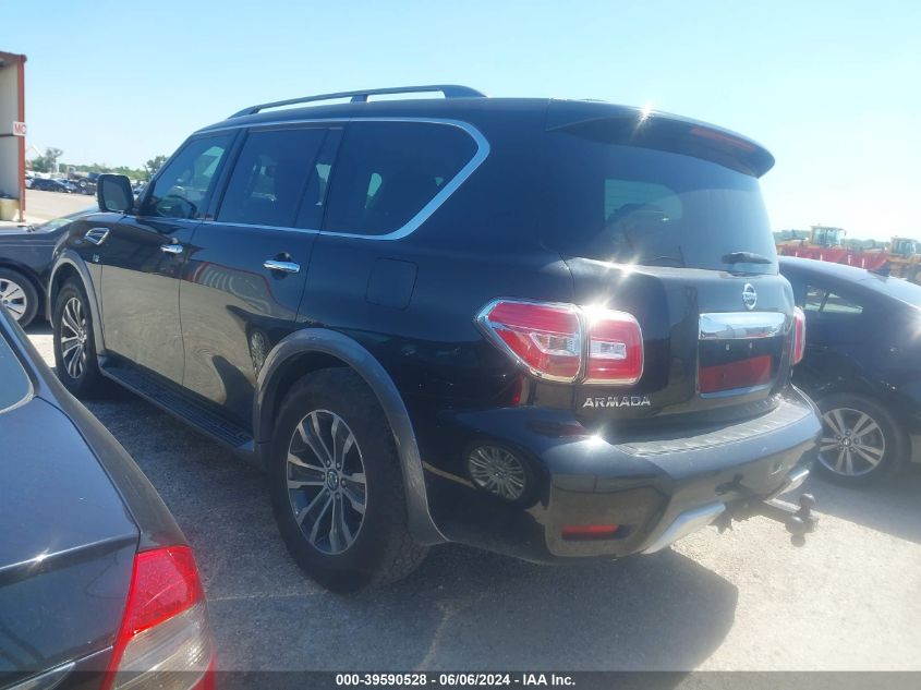 2018 Nissan Armada Sl VIN: JN8AY2NC7JX502271 Lot: 39590528