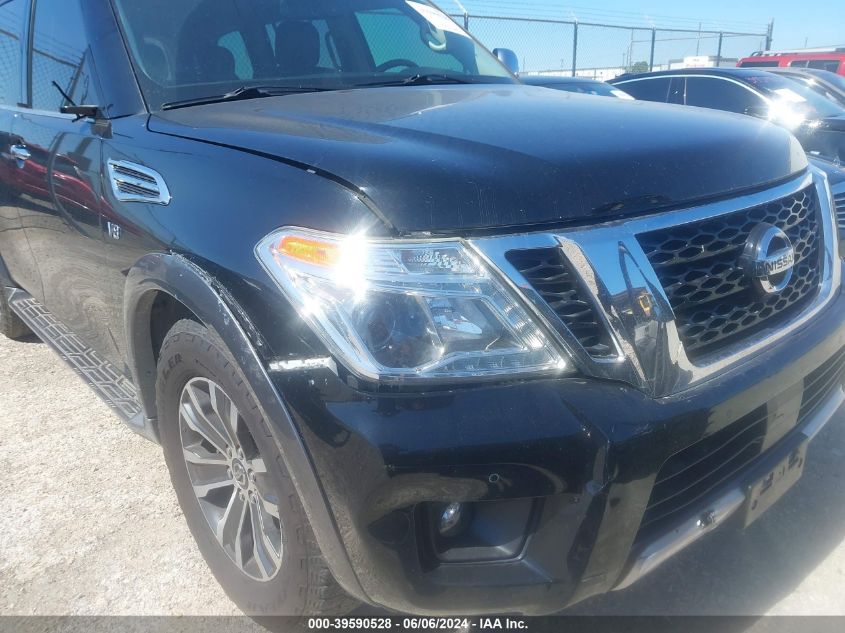 2018 Nissan Armada Sl VIN: JN8AY2NC7JX502271 Lot: 39590528