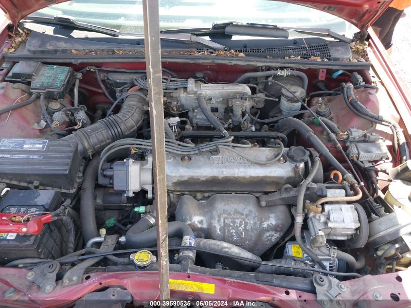 1991 Honda Accord Lx/Ex VIN: JHMCB7654MC048588 Lot: 39590535