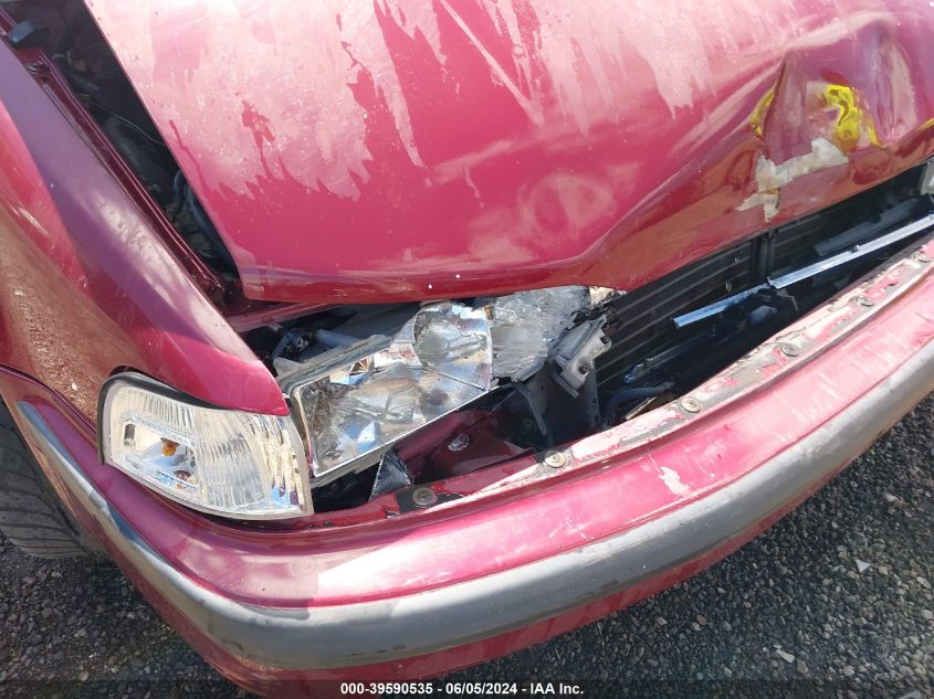 1991 Honda Accord Lx/Ex VIN: JHMCB7654MC048588 Lot: 39590535